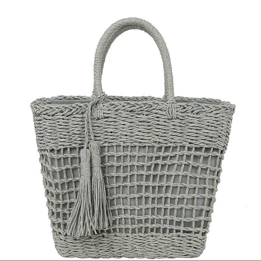 Cute sage color summer beach bag/purse